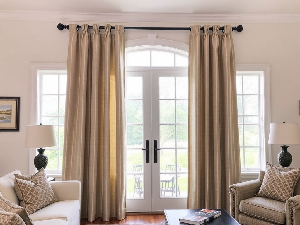 13. Use Rod Pocket Curtains for Simplicity
