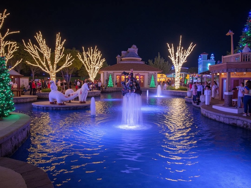 SeaWorld Light Display