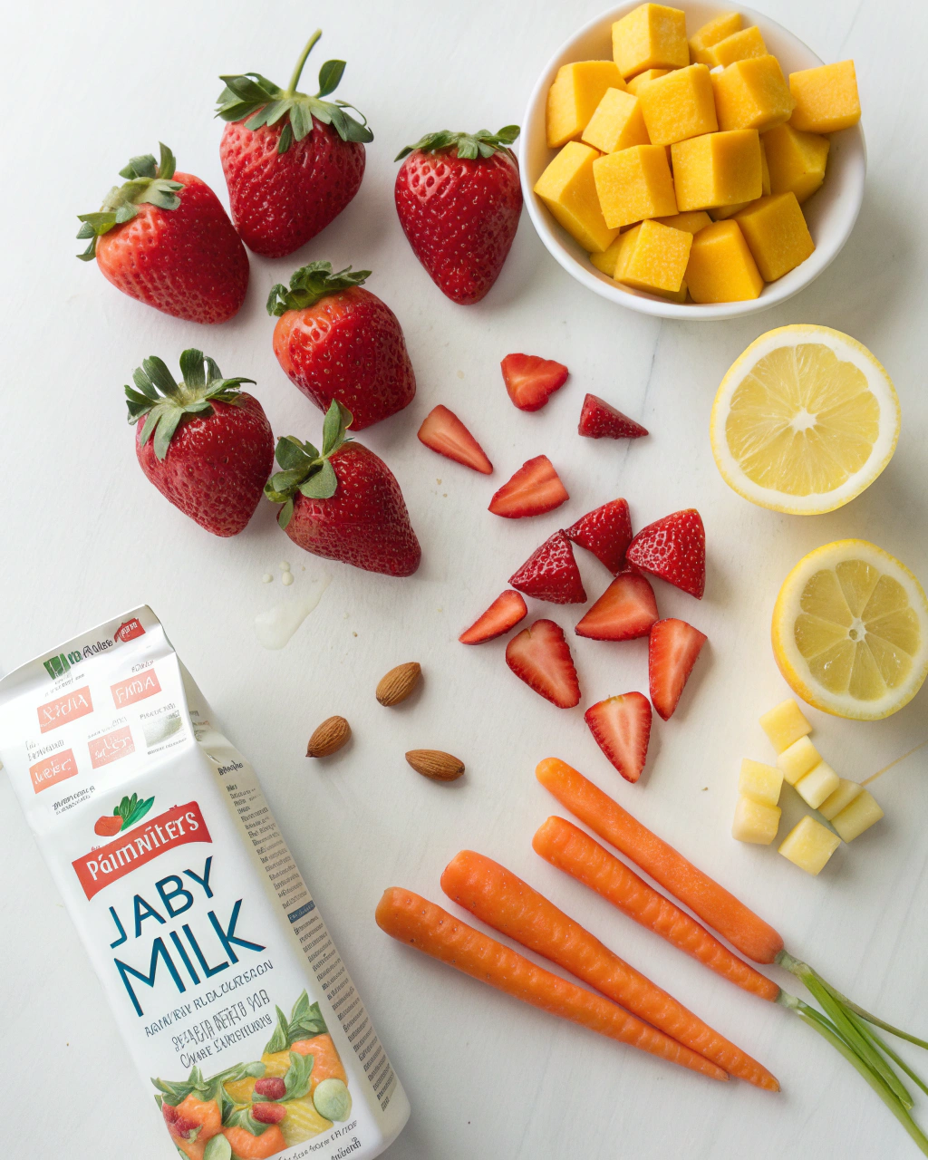 Strawberry Mango Smoothie ngredients