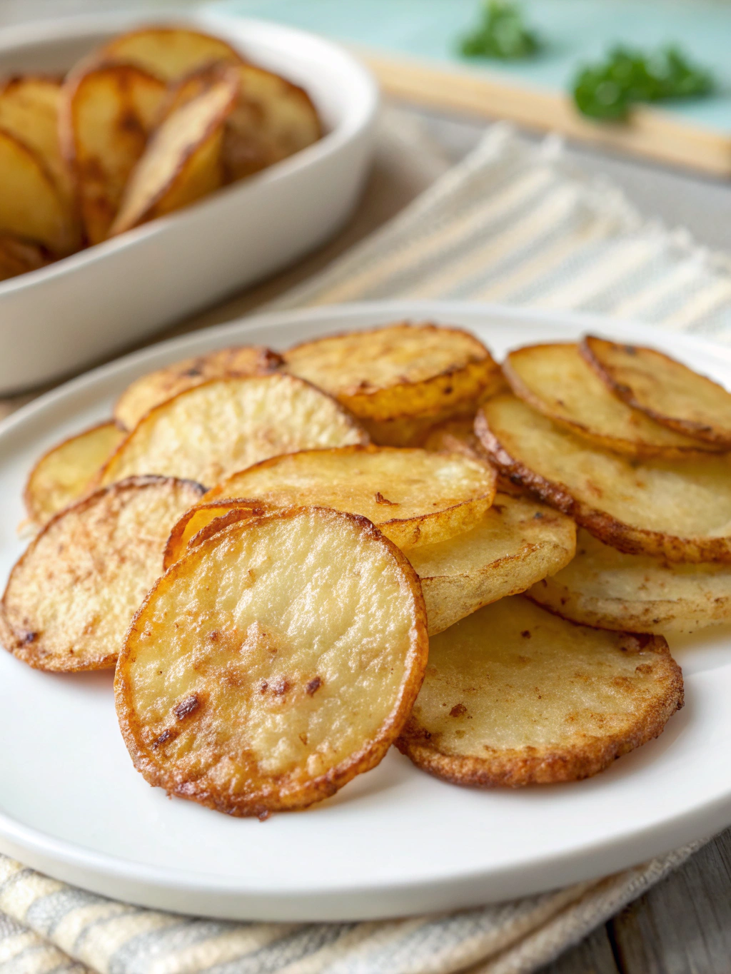 CRISPY AIR FRYER POTATO SLICES – PERFECT SNACK DELIGHT
