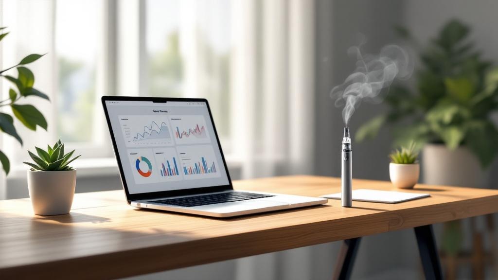 Discreet THC vape pen for convenient consumption