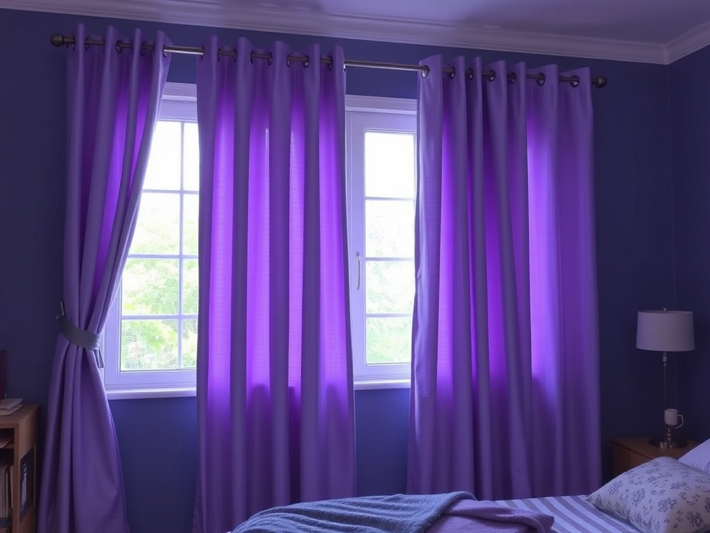 15. Opt for Lavender Curtains
