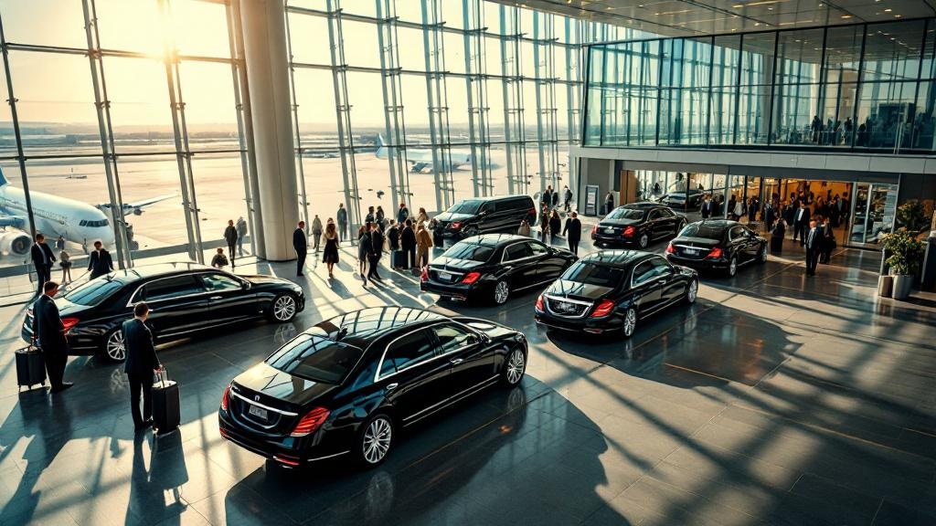 Professional airport pickup at Houston IAH terminal
