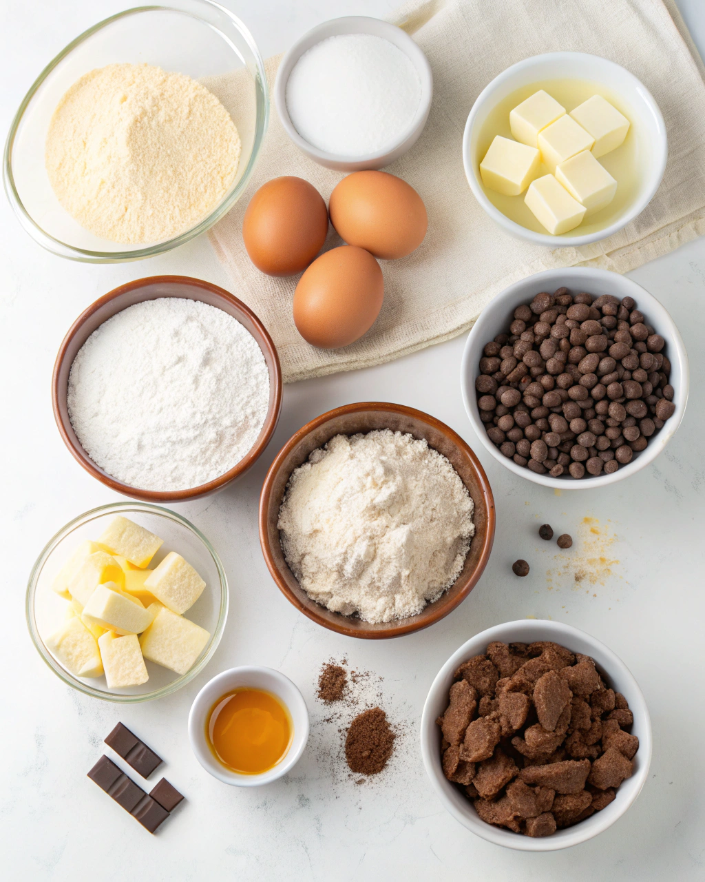 SIMPLE MOIST CHOCOLATE CAKE (NO BUTTER) ngredients