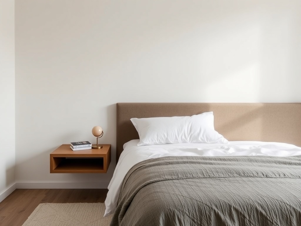 3. Install Floating Nightstands