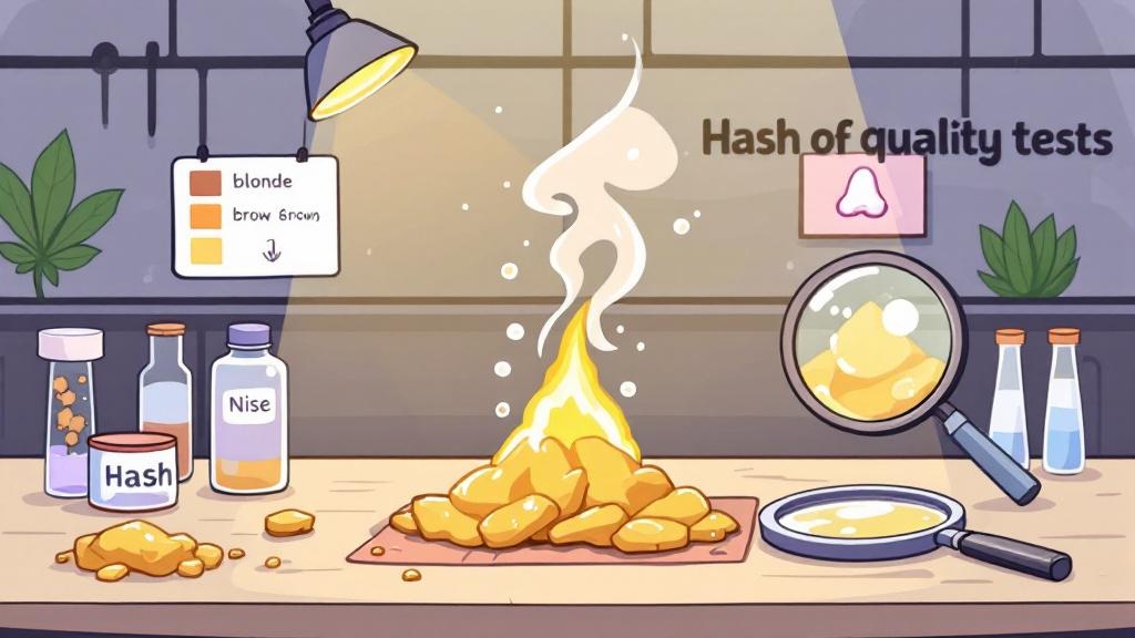 Hash quality assessment and bubble test demonstration