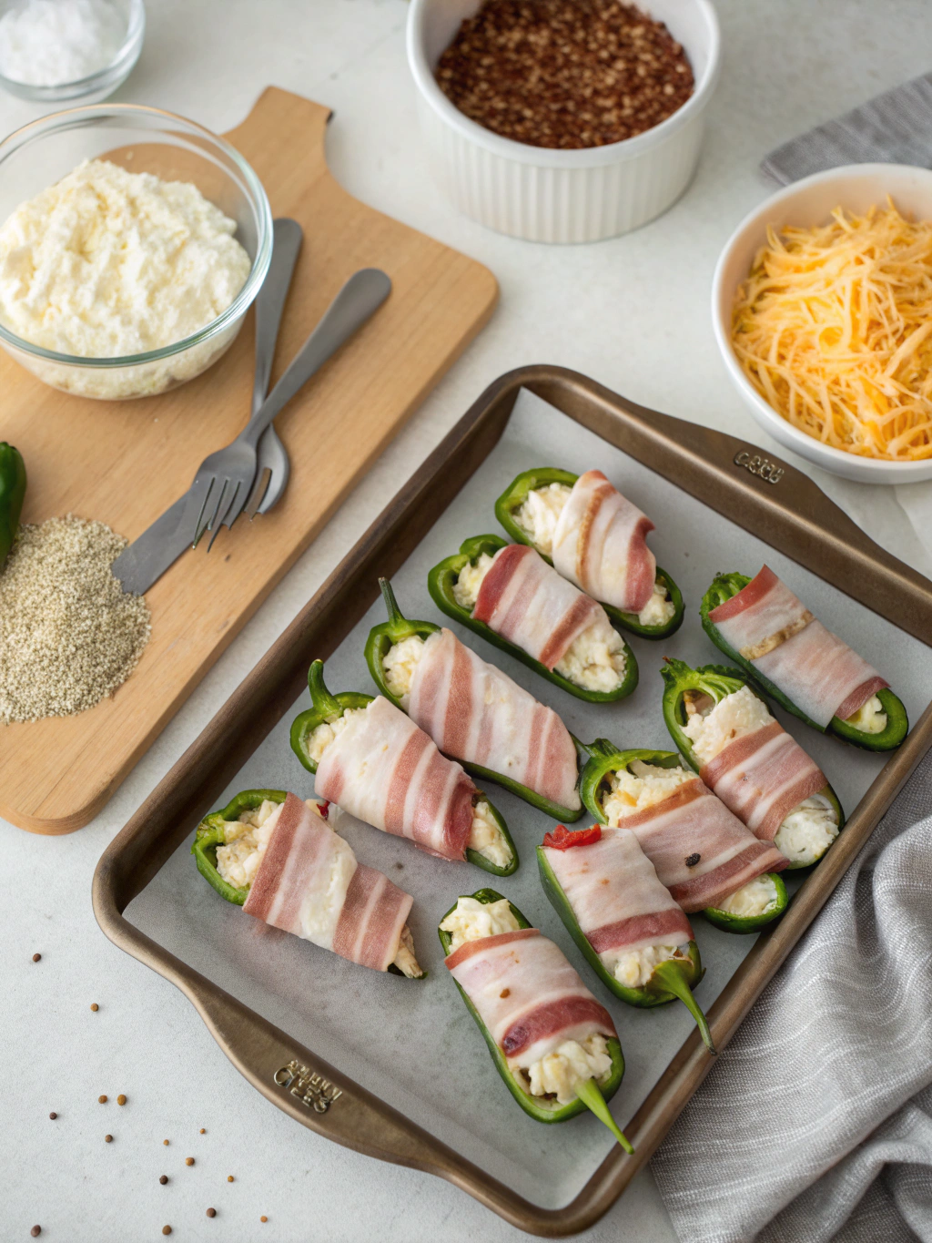 Recipe preparation steps