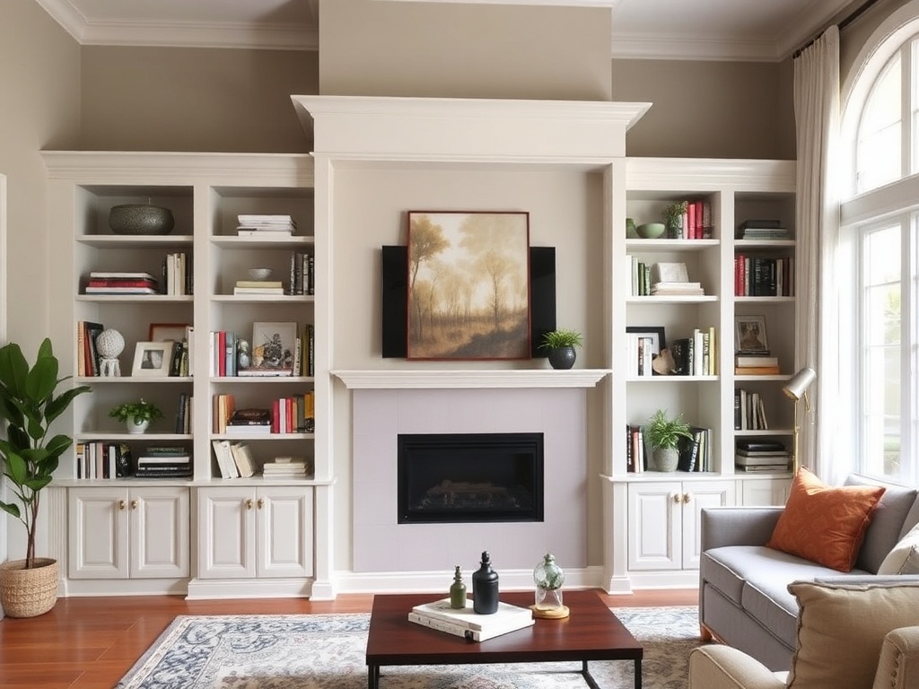9. Opt for Built-In Bookcases
