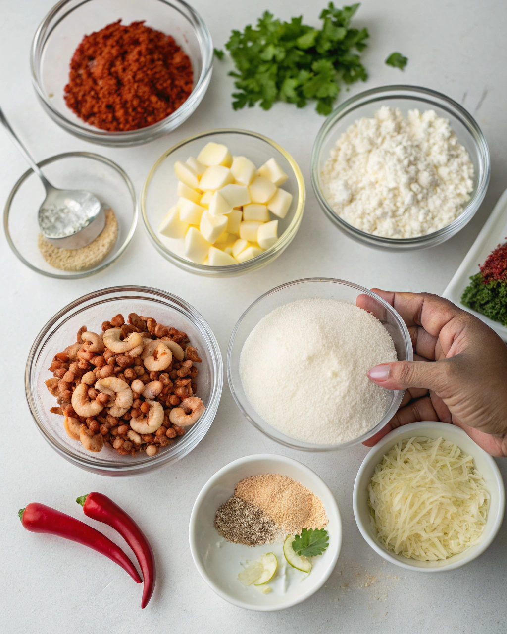 Cheesy Garlic Chicken Wraps ngredients