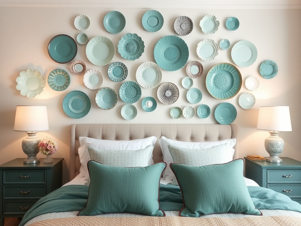25. Add Seafoam Green Decorative Plates