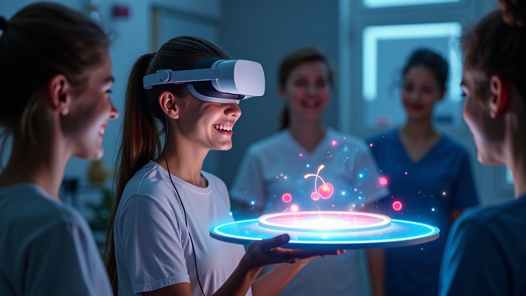 Equipo de Aspace Coruña desarrollando tecnología para la rehabilitación VR de la parálisis cerebral.