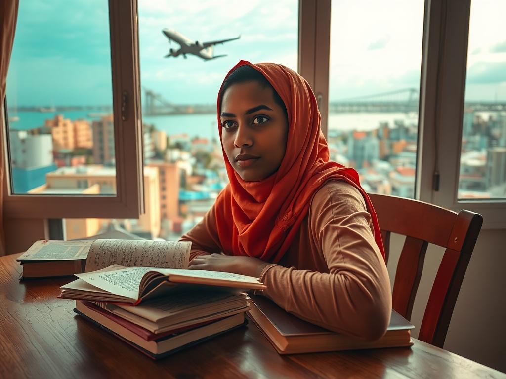 Airline Acceptance Letter in Hand, She Chose the Law Books