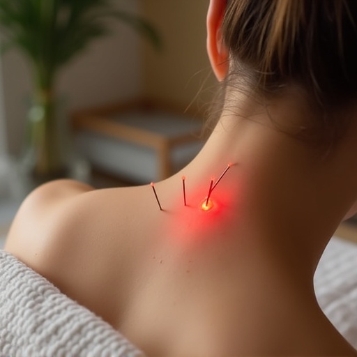 Akupunkturbehandlung bei Nackenschmerzen und HWS-Syndrom