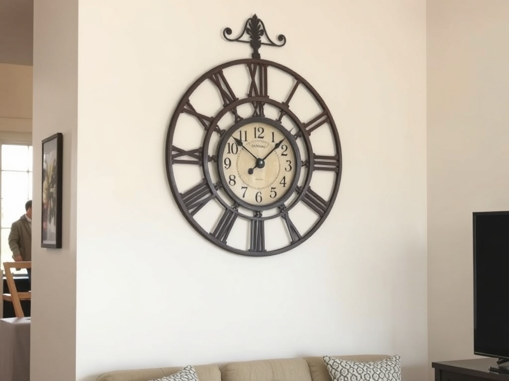 18. Hang a Decorative Wall Clock