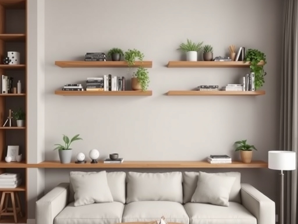 Open Shelving for Display and Storage