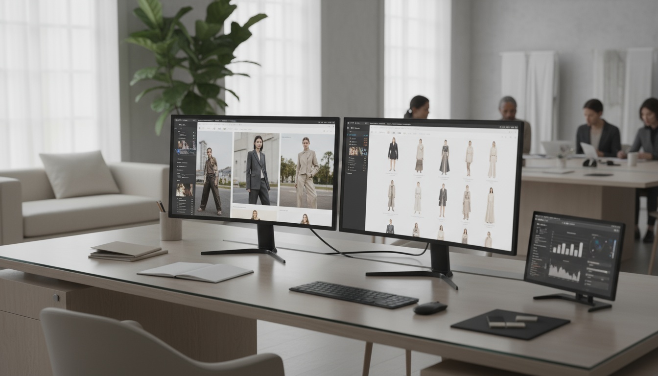 Milano AI fashion e-commerce platform dashboard