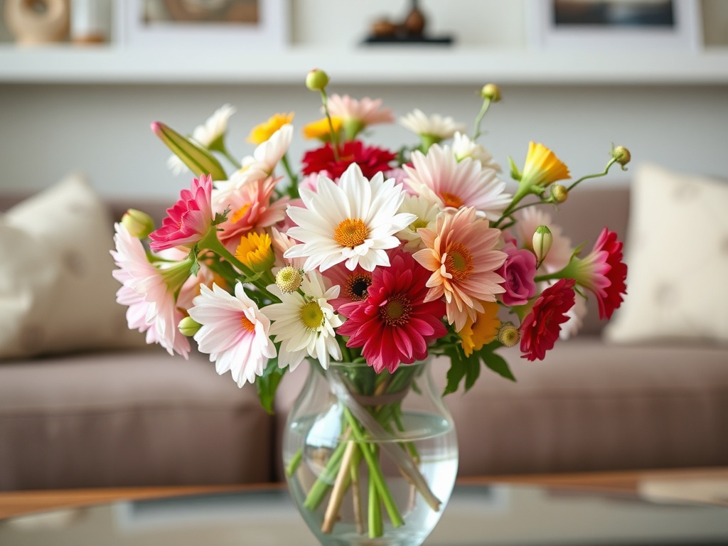 2. Arrange Fresh Flower Bouquets