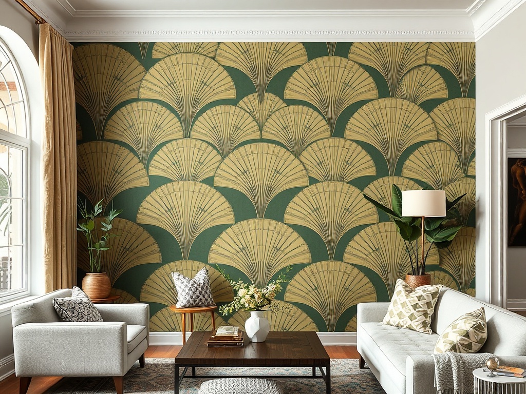 10. Feature a Bold Wallpaper