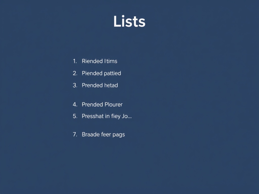 Lists image
