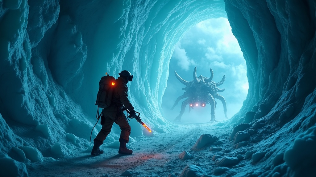 Enfrentamiento cooperativo con criaturas alienígenas hostiles en Into Black