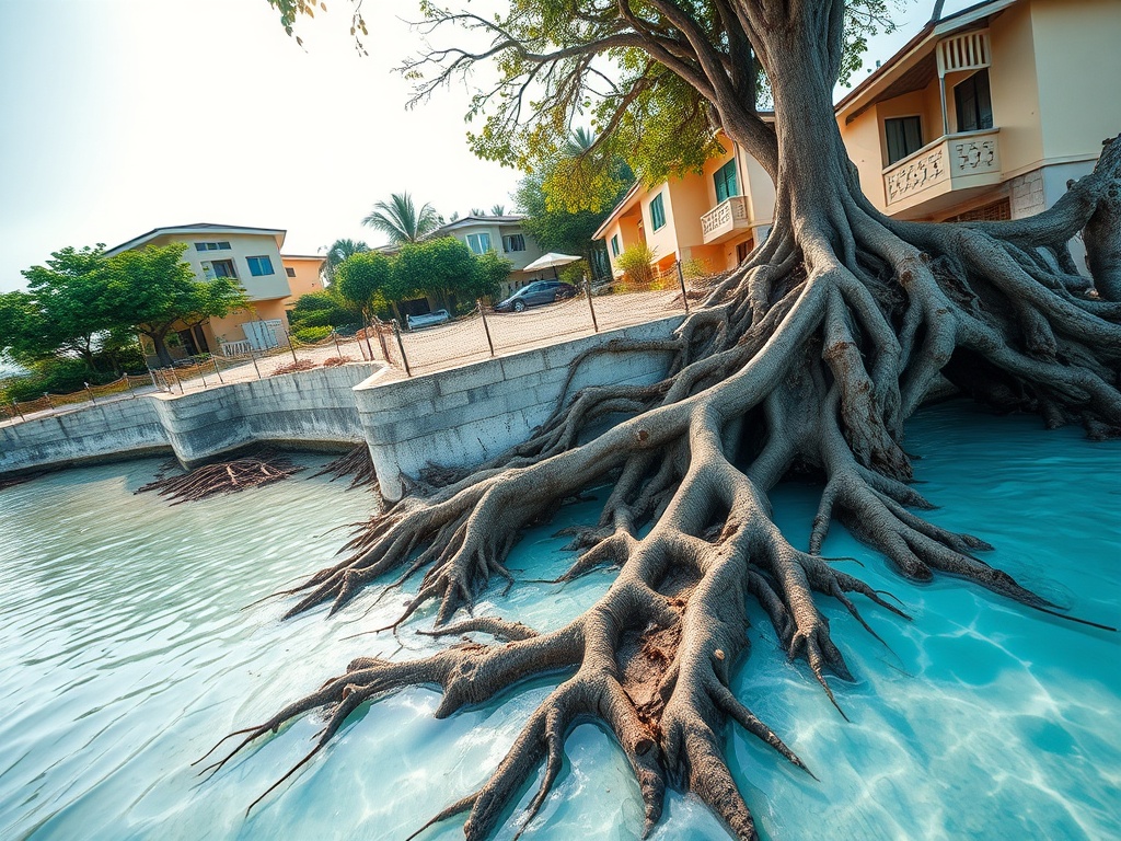 Tree roots cracking walls while Villimale waits for real solutions