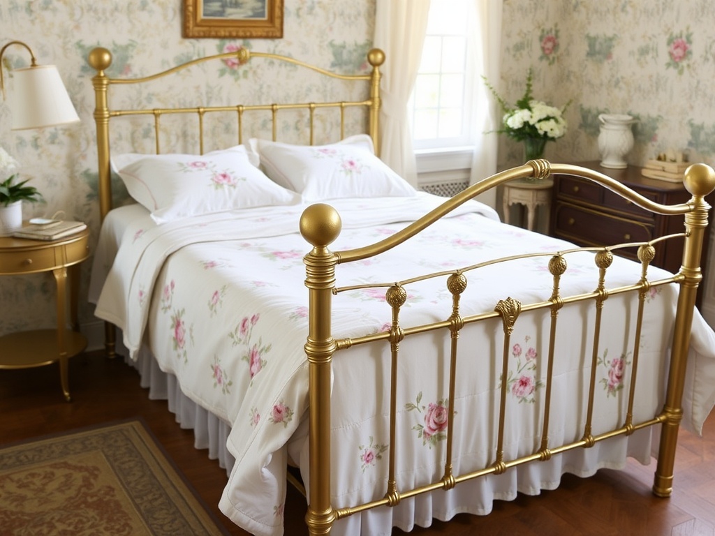 2. Invest in a Brass Bed Frame