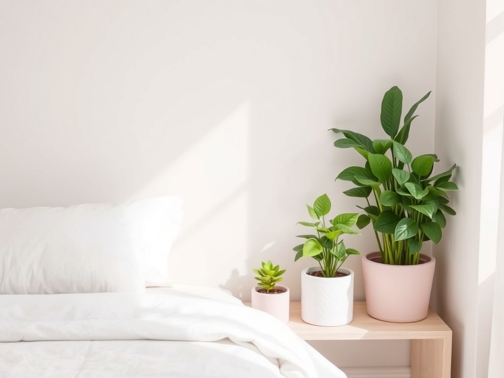 18. Accent with Pale Green Plants