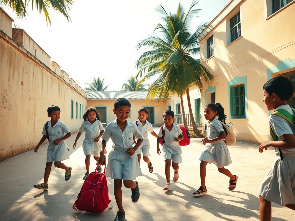 School Uniforms Still Smelling of Saltwater