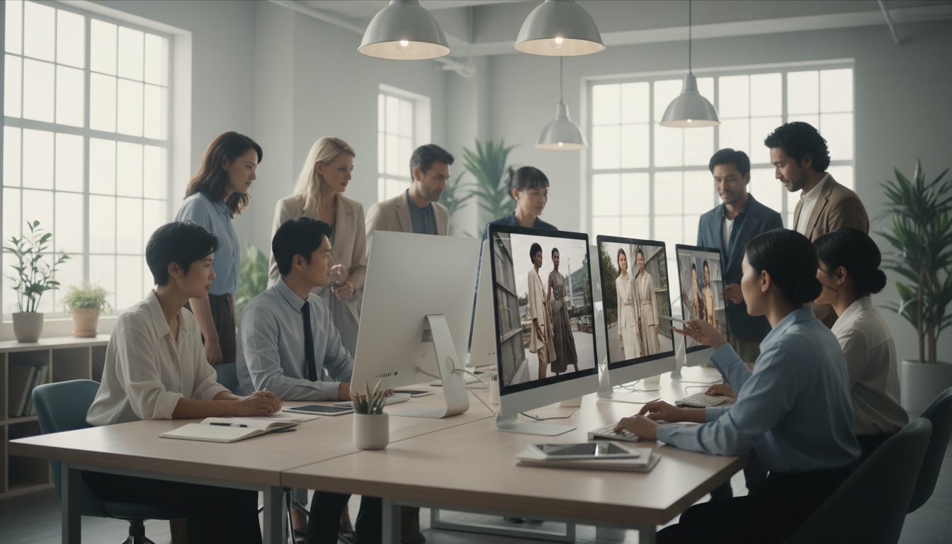 AI retouching before and after comparison