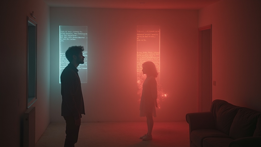 Un corazón digital en una pantalla de ordenador, representando la monetización del amor en las relaciones afectivas con IA.