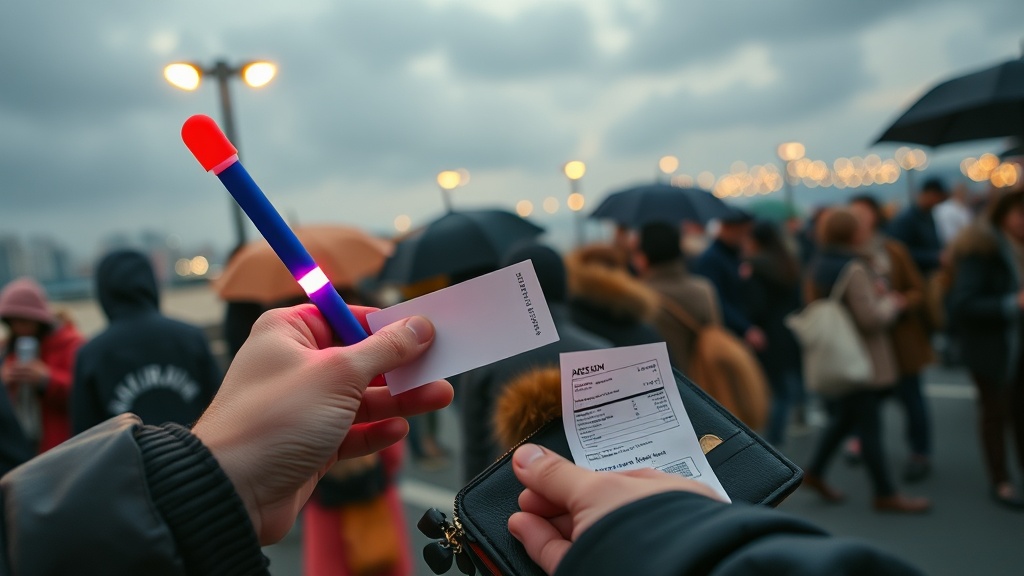 Lightstick mapping display