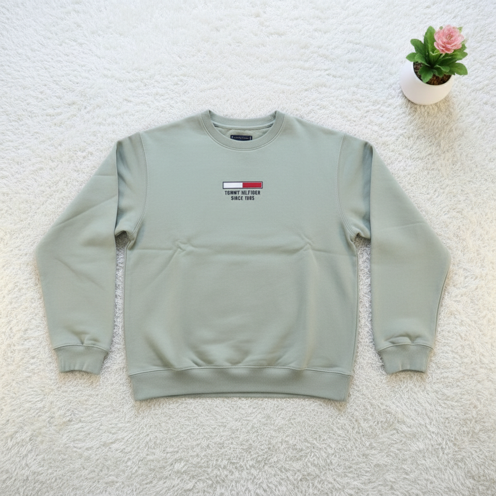 After Vinted AI photo, Tommy Hilfiger sweater