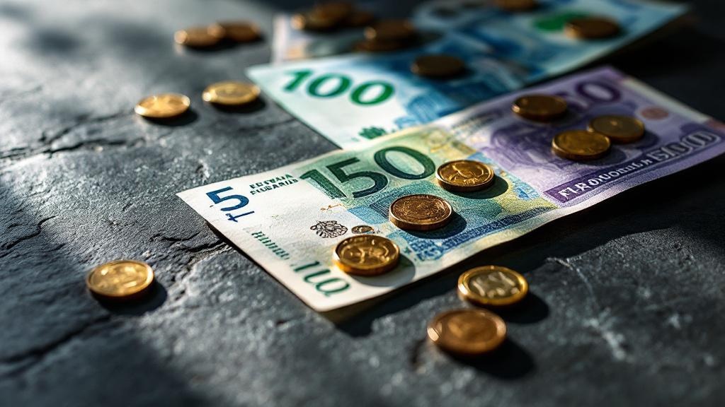 Currency representing PPC advertising budget allocation components