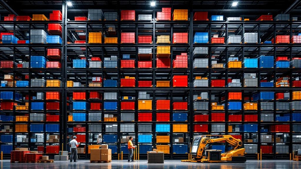 High-density automated storage system with robotic bin shuttles