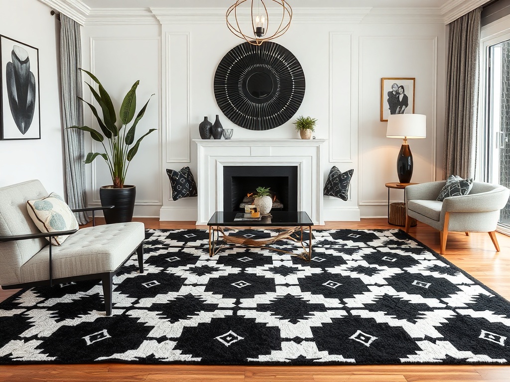 3. Choose Geometric Rugs