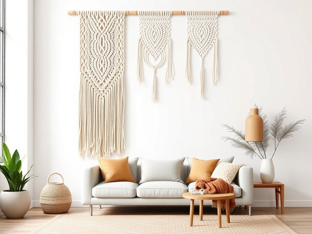 1. Hang a Macrame Wall Art