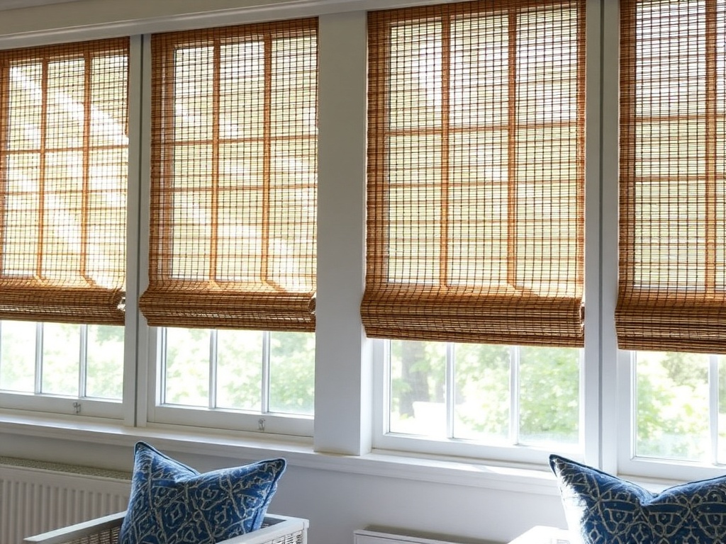 21. Incorporate Rattan Blinds