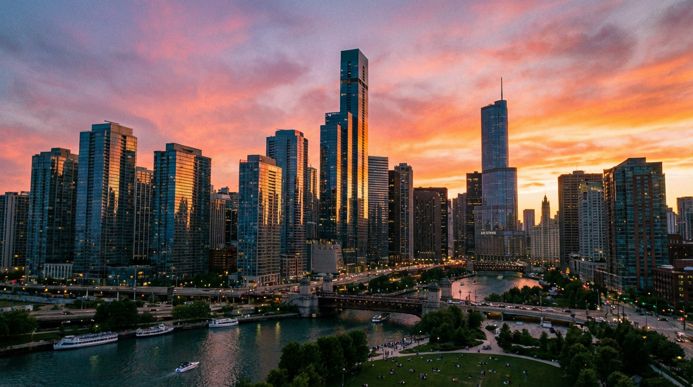 Nano Banana 2 output of a wide city skyline with proper composition