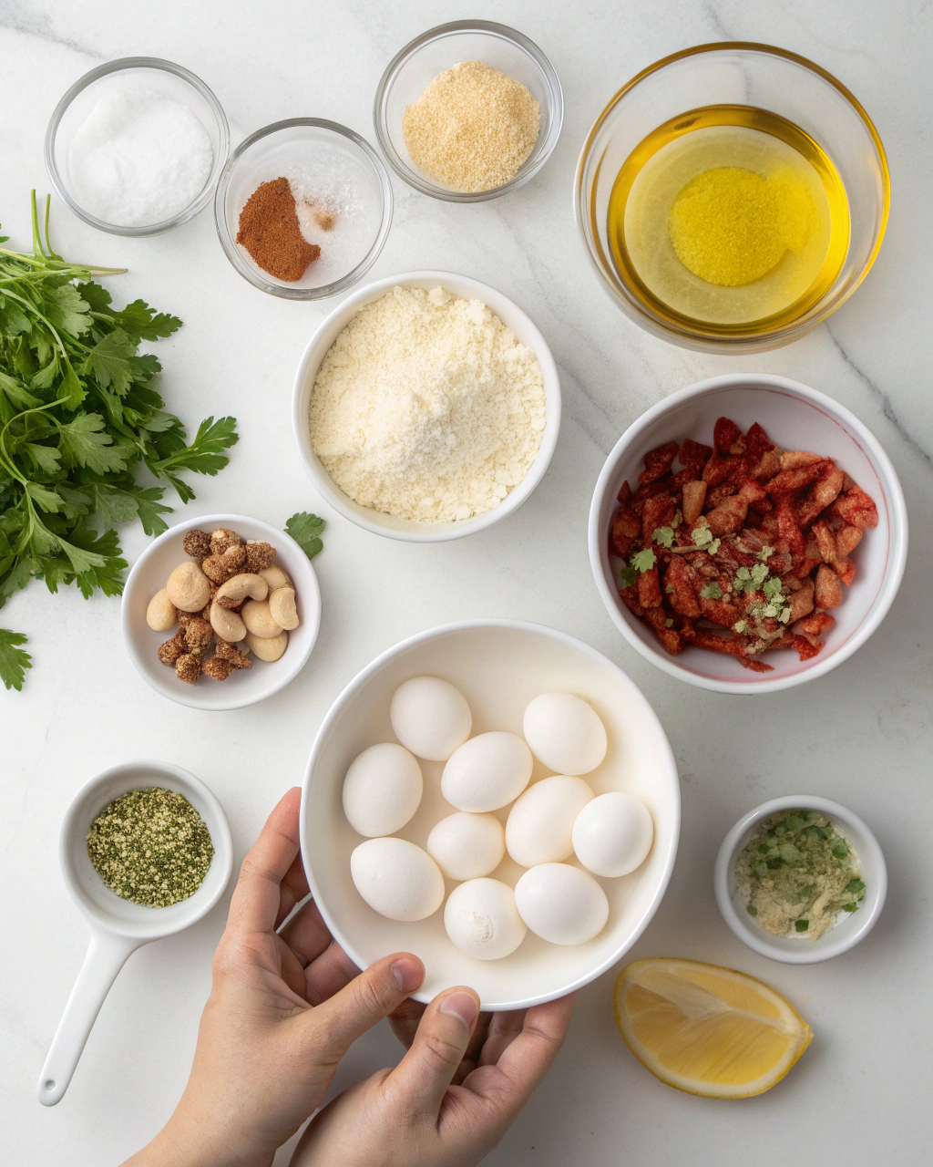 Scallops Over Arugula Pesto Risotto ngredients