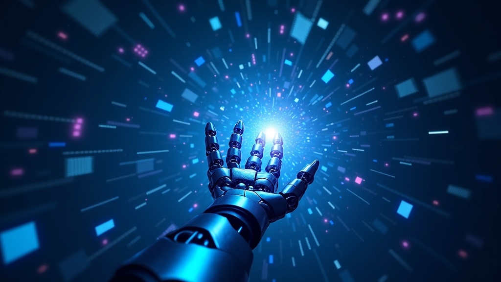 Representación visual de patrones de datos complejos que una IA para recuperación de datos dañados puede analizar e interpretar.