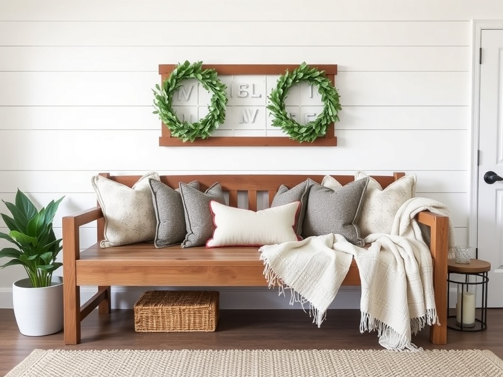 19. Place a Wooden Bench